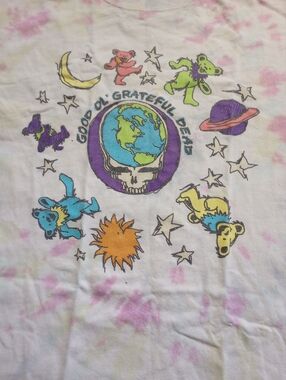 Ripple Junction Grateful Dead Tie-Dye Tee - Pink, Purple